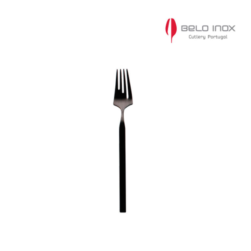 [belo inox] Бертис Титановый Черный Десертная Вилка