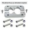 Aluminum Firewall Pass Through Modification Accessories for X Max Firewall Pass Through Eliminates Gromet