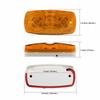 LED Truck Side Light Double Round Side Light 10LED Truck Signal Light Anti-tailgating Signal Lights Car Side Light 12/24V