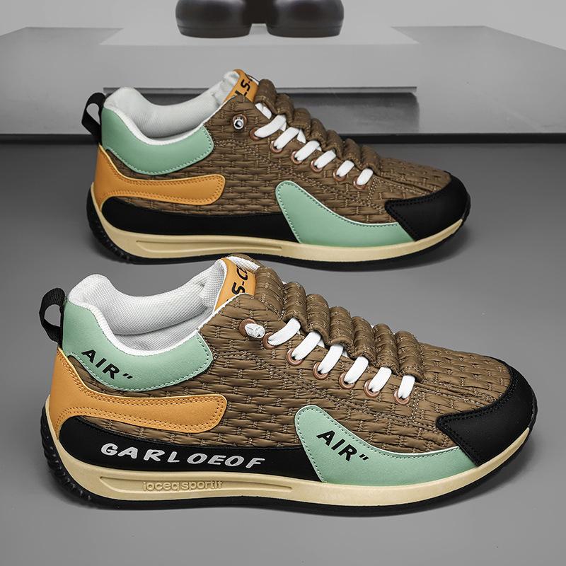 

Men s shoes, spring Forrest Gump shoes, fashionable soft-soled beanie shoes, color-blocking, versatile casual shoes, student sneakers, running trendy 39