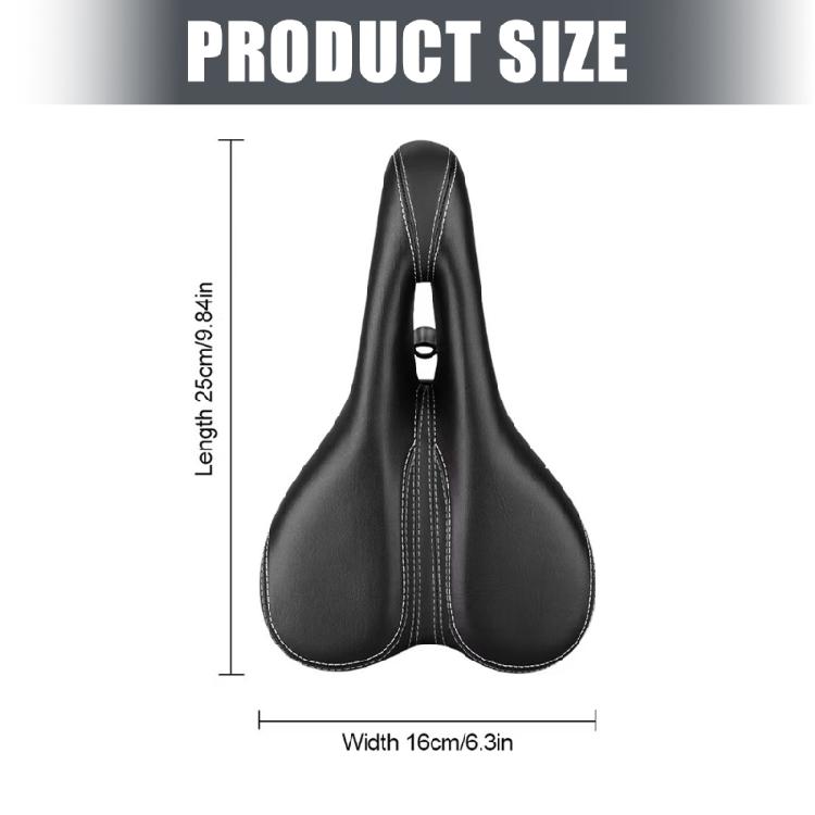 Comfortable Bicycles Seat Cushion Bikes Seat Hollow Hole Seat Cushion Waterproof Bikes Saddles for Mountain Bicycles