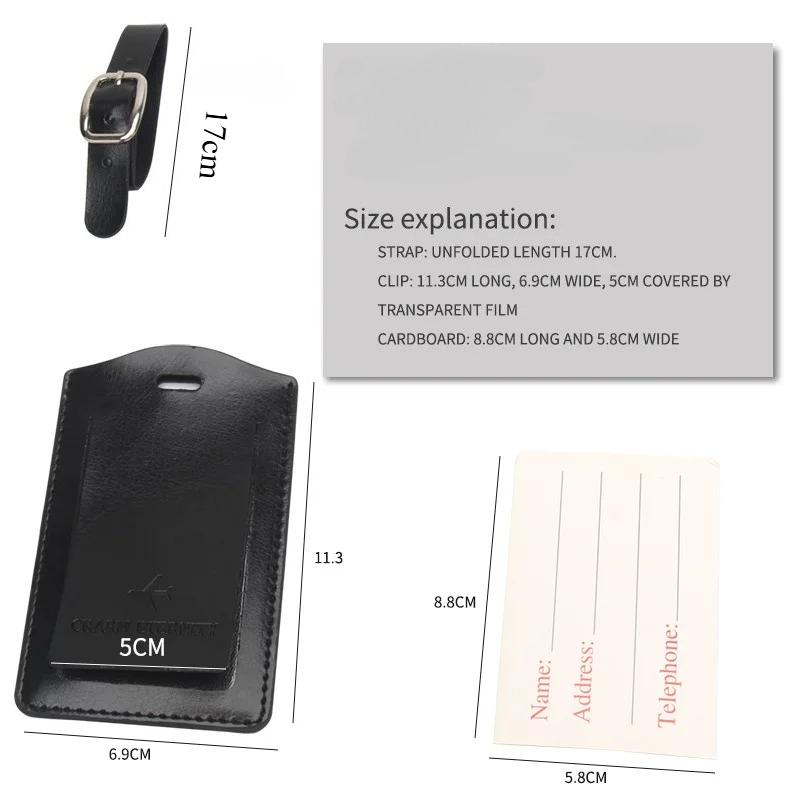 Reisen und Geschäftsreisen Leder Gepäckanhänger Kofferanhänger Niedlicher Gepäckanhänger Reiseanhänger Adresse ID Namensschild Reisezubehör