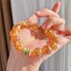 12Mm Vintage High Quality Natural Caramel Honey Milk Cover Huangta Crystal Citrine Bracelet Bracelet