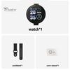 Smart Watch D18S 1.44 Inch Touch Control Heart Rate Monitoring Large Sport Screen Men Ladies Bracelet Fitness Tracker for Running