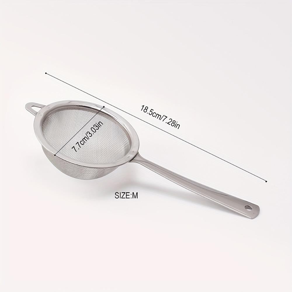 Easy to Clean Fine Mesh Strainer Stainless Steel Tea Strainer New Cocktail Sieve  for Kitchen