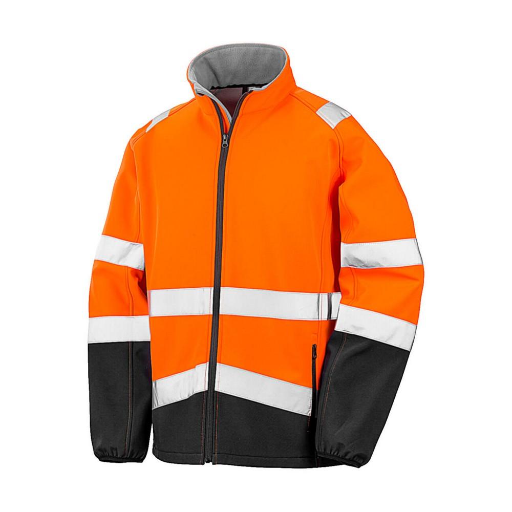 Result Safe-Guard Mens Hi-Vis Safety Soft Shell Jacket