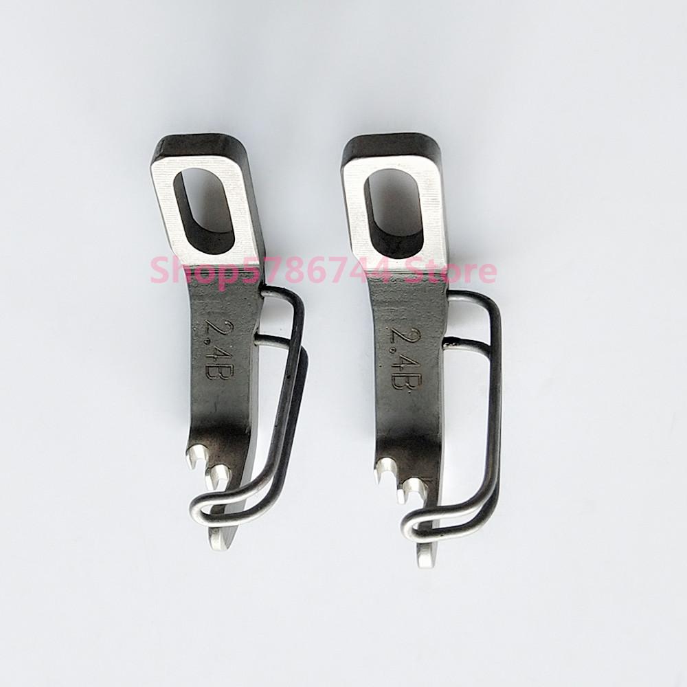 Twin Needle Presser Foot #91-049662-04 Needle Gauge 2.4 For PFAFF Shoe Machine 474,574,MA574,Zoje ZJ9620,CS-8892,Jack,TTY