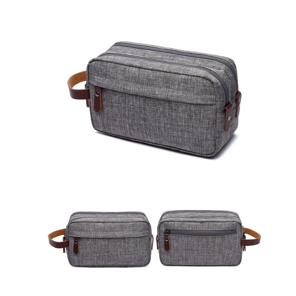 Meigardass Mini Clutch Bag with Two Oxford Perfect for and Other Handheld Pouch Men's Compartments, Cloth, Casual, Formal, Weddings, Occasions, (Gray)