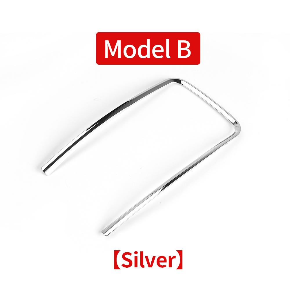 For Buick Lacrosse Car Sliding Shutters Cup Holder Roller Blind Cover Armrest Box Storage Box Strip Plating Trim Ring