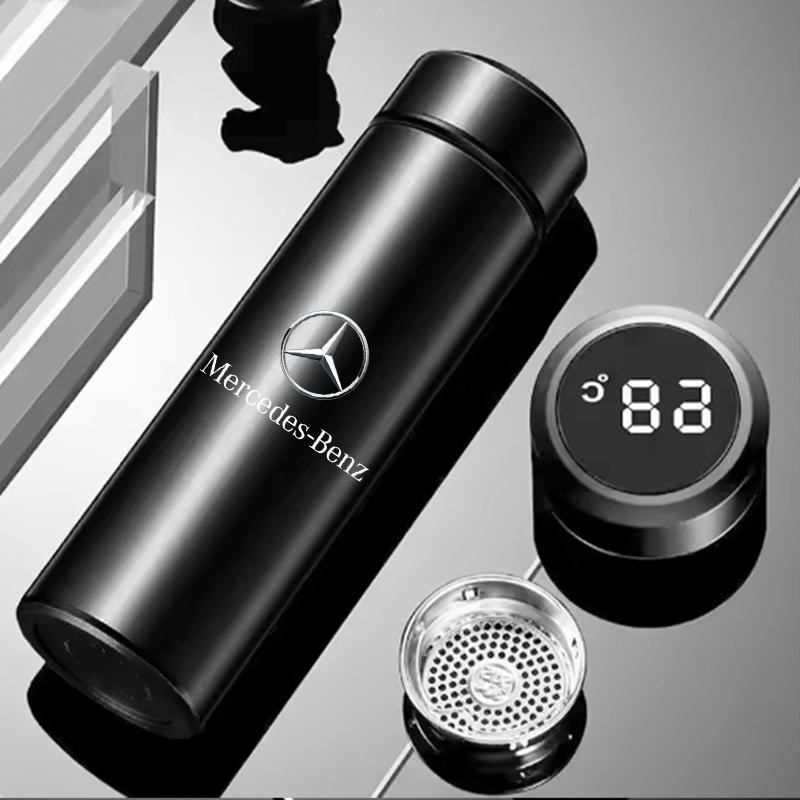 Car Smart Thermos Bottle Temperature Display Thermos Cup For Mercedes Benz B/C/E/S Class W203 W204 W205 W210 W211 W212 W221 Car WY5
