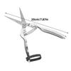 Stainless Steel Pruning Shears Gardening Tool Serrated Stainless Steel Handle for Fruit Trees and Rough Branches