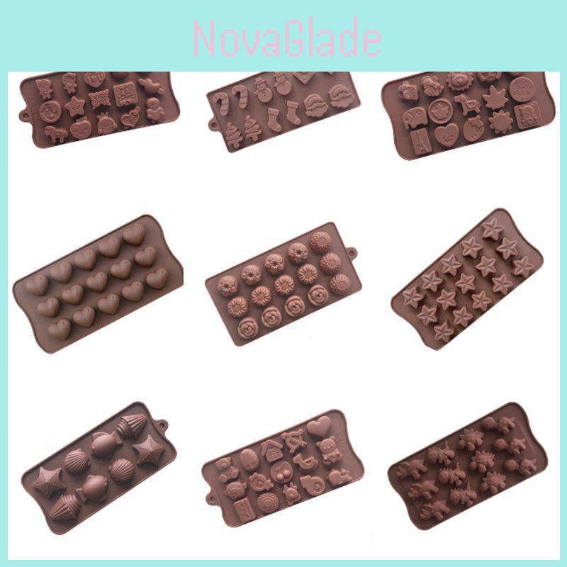 High-quality Christmas Silicone Cake Chocolate Moulds For Easy And Fun Cookie Decorating