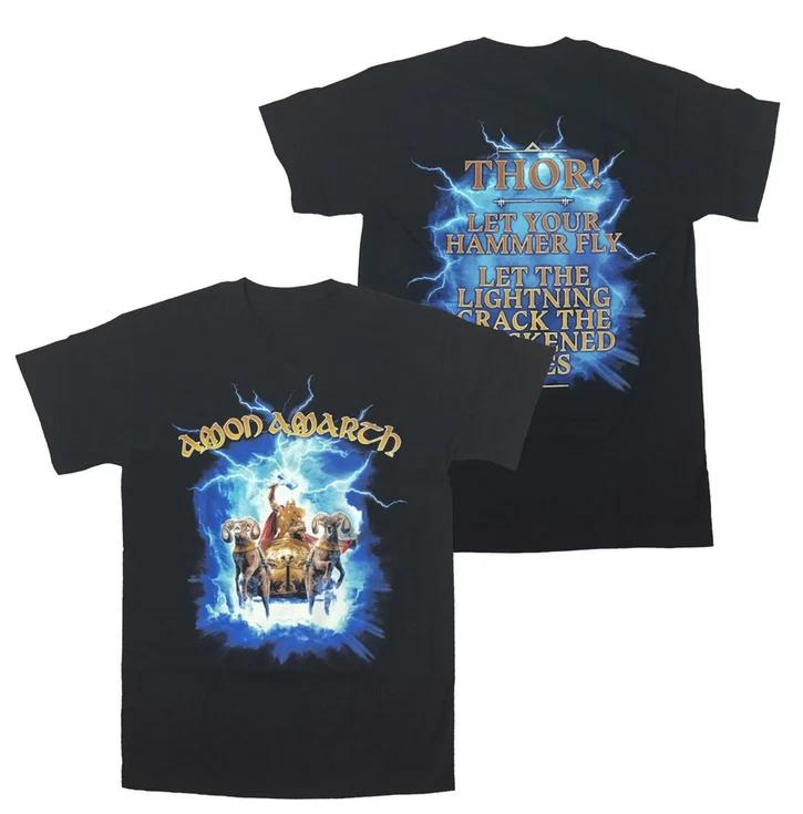 

Sky-Shattering Wrath of Thor – Norse Metal T-Shirt XL