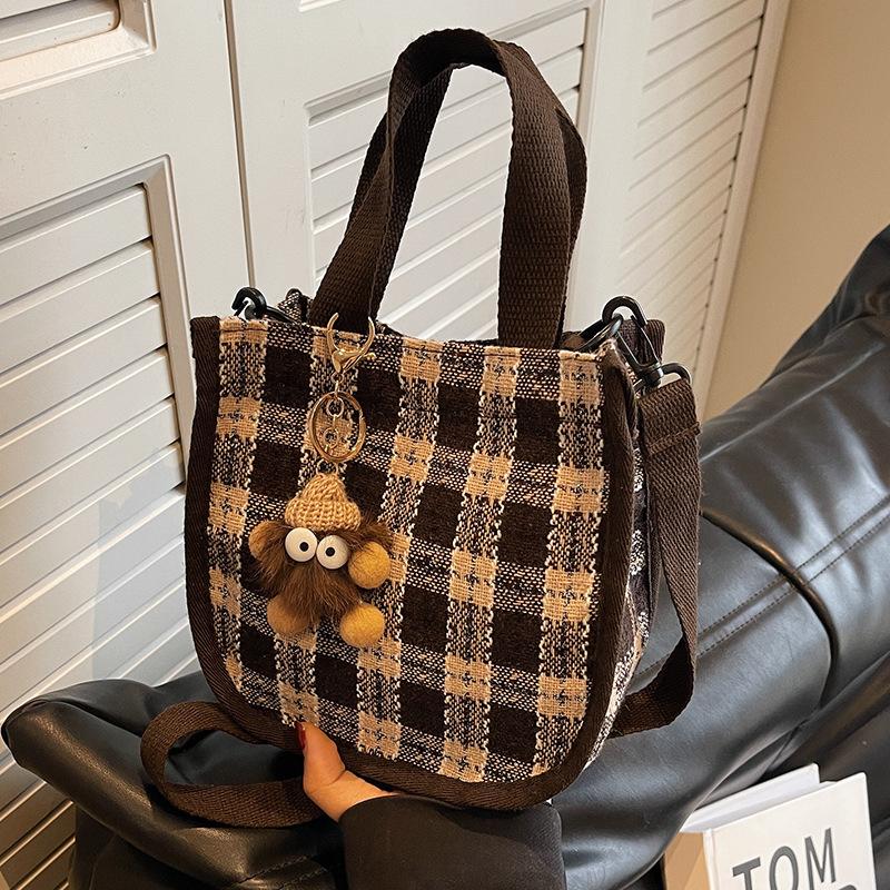 Modische Taschen für Damen Neue modische One-Shoulder-Umhängetasche für Damen Ins Retro Vielseitige One-Shoulder-Handtasche