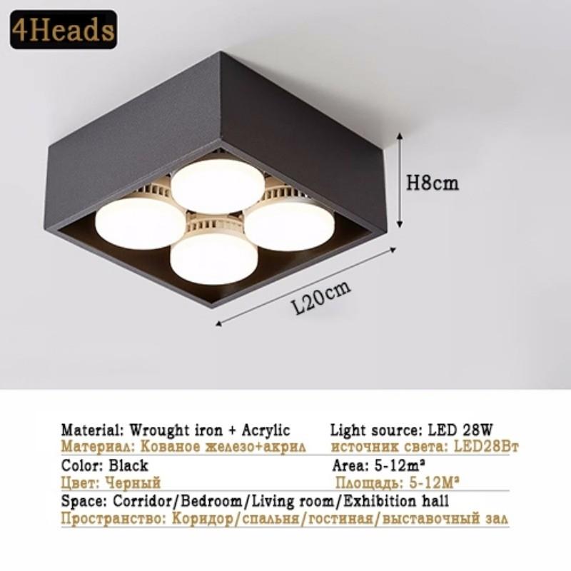 Modern Ceiling Downlight Spotlight Living Room Minimalist Long Strip Aisle Lamp Adjustable Lighting Angle LED Ceiling Lights