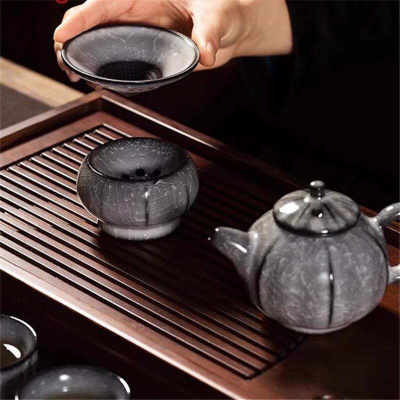 Tao Zhi Light Luxury Ceramic Kung Fu Tea Set