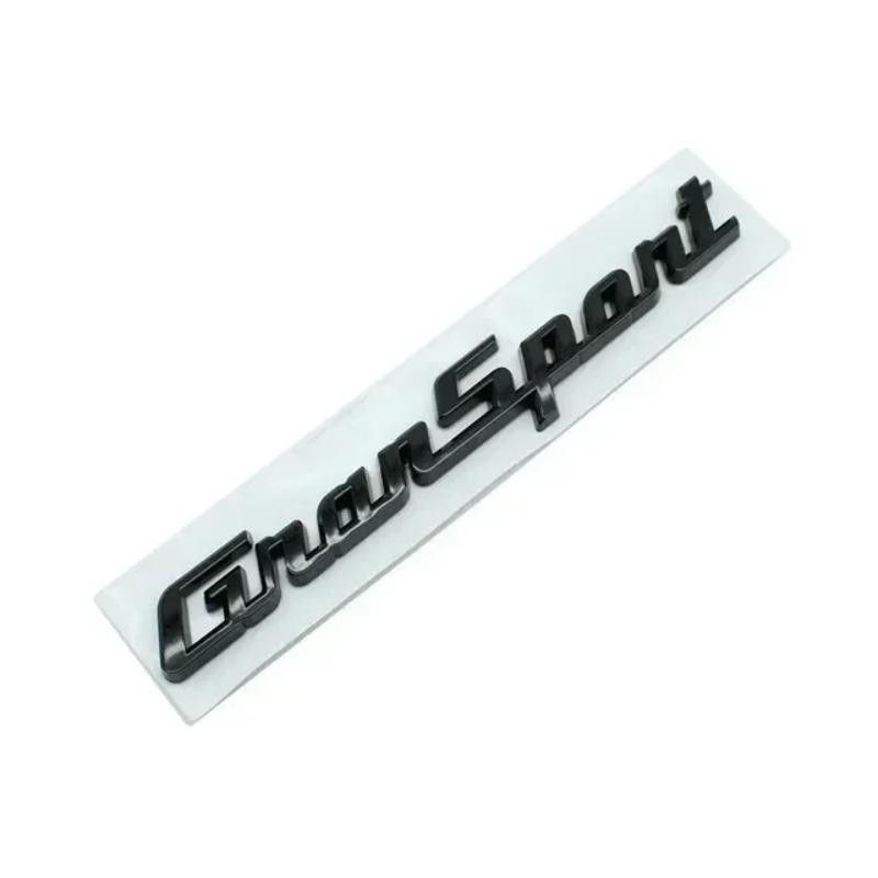 ABS Car Rear Trunk Letters Logo Emblem Badge Sticker For Gransport Granlusso Quattroporte GTS SQ4 Q4 Granturismo Sport