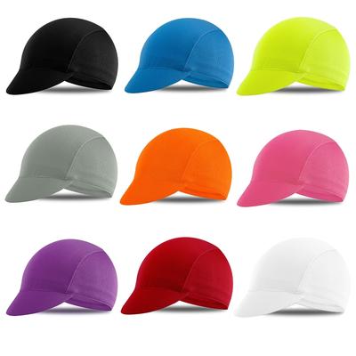 Vintage Bicycle Visor Hat Cycling Cap Sport Hat Suncap Breathable Helmet Liner Hat All-match for Outdoor Activities