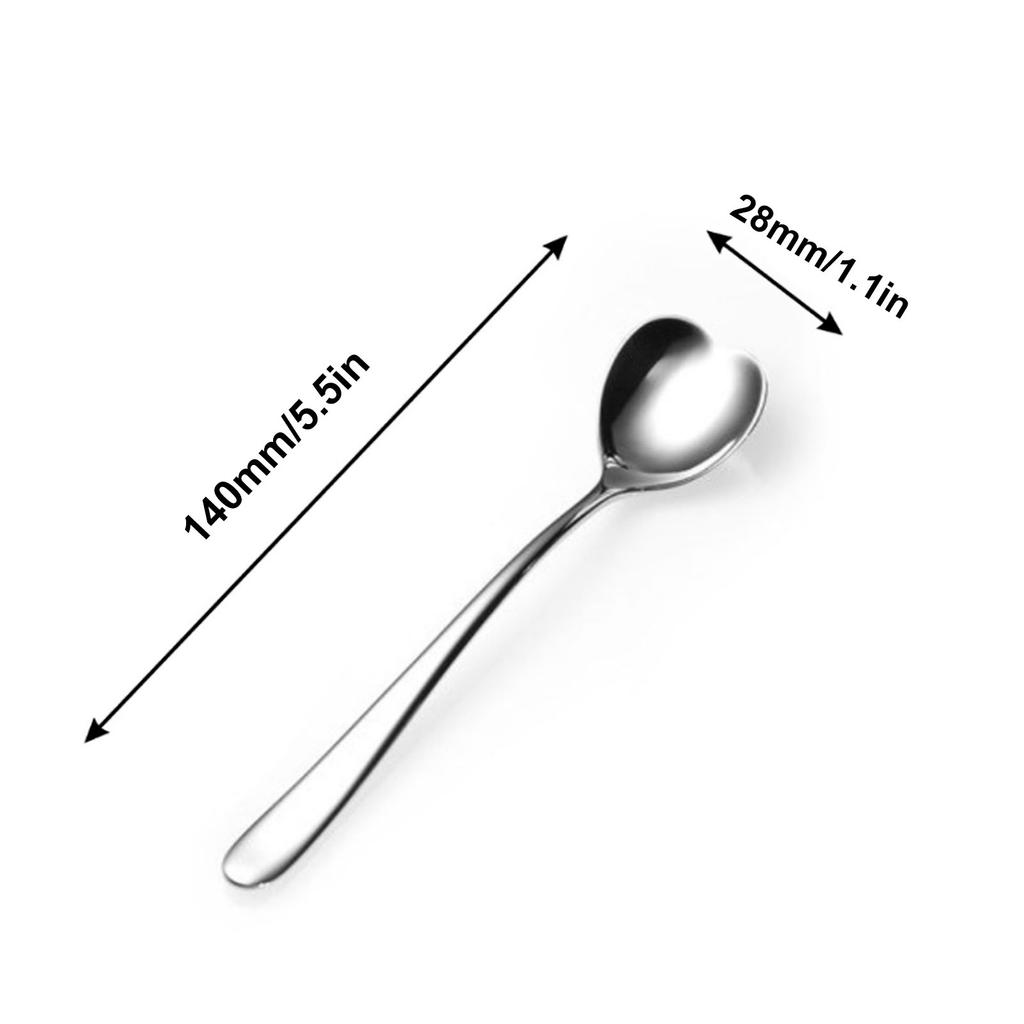 D2 4Pcs Coffee Spoon Stainless Steel Heart Shaped Tea Dessert Sugar Stirring Spoon Cafe Kitchen Gadget Sets Tableware Utensils