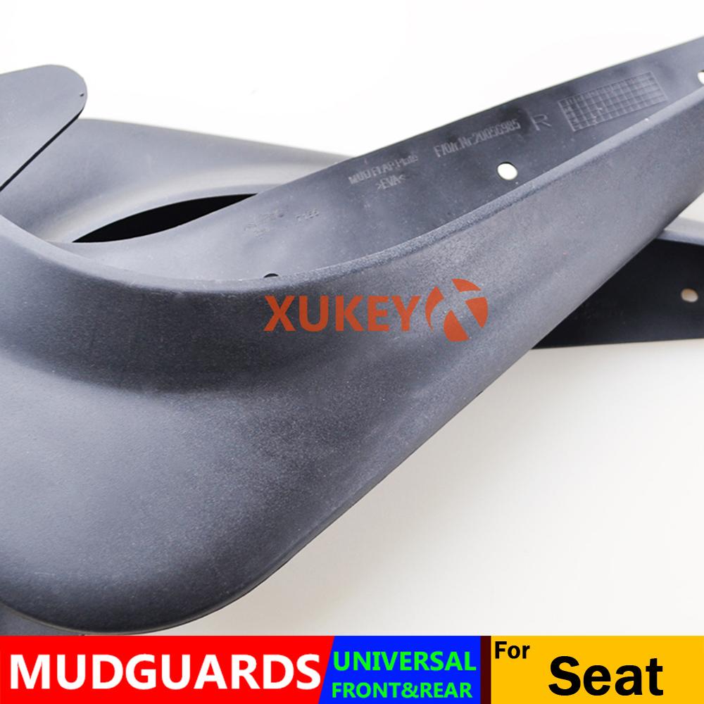 Set Universal Mudflaps Mud Flaps Splash Guards Mudguards For Seat Alhambra Altea Cordoba Exeo Ibiza Leon Toledo Mii Arona FR ST