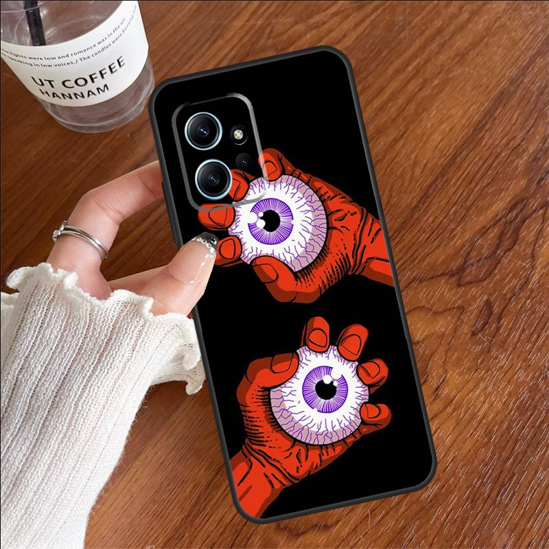 Hands with Eyes Case For Xiaomi Redmi 13C 14C 10C 12C Redmi Note 14 12 11 9 10 13 Pro 9S 10S 11S 12S Cover