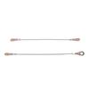 2Pcs 10.6in Tailgate Cable Hook Stainless Steel Wire Automotive Tailgate Cable Replacement for Mule 3000 3010 3020