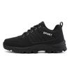 Anti-slip Hiking Shoes for Women Breathable Casual Trainers PU Leather Wear-resistant Outdoor Sneakers for Camping Trekking