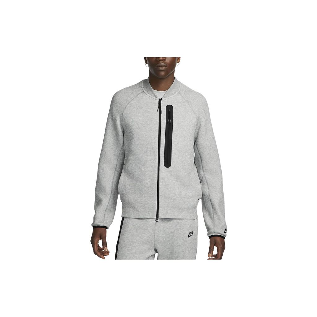 Nike Sportswear Tech Fleece Bomber Jacket Dark Grey Heather/Black Men Outerwear FB8008-063
