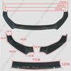 Per VW Golf 7 7.5 MK7 MK7.5 GTI GTD R R-Line 2012-2020 Kit Carrozzeria Spoiler Labbra Splitter Paraurti Anteriore Per Volkswagen Nero Lucido
