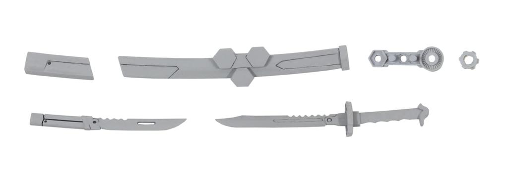 PM Office A Plastic Model Kit PlaAct Option Series Two Short Swords Non-scale 01