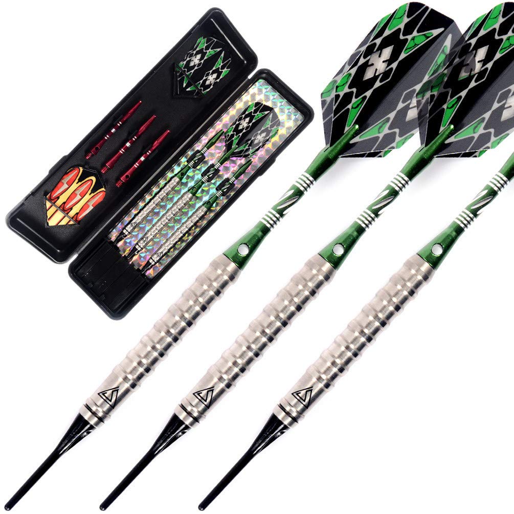 

CUESOUL Black Scorpion Tungsten Soft Tip Dart Set Barrel 85% 16.05g (CSTSTD003)