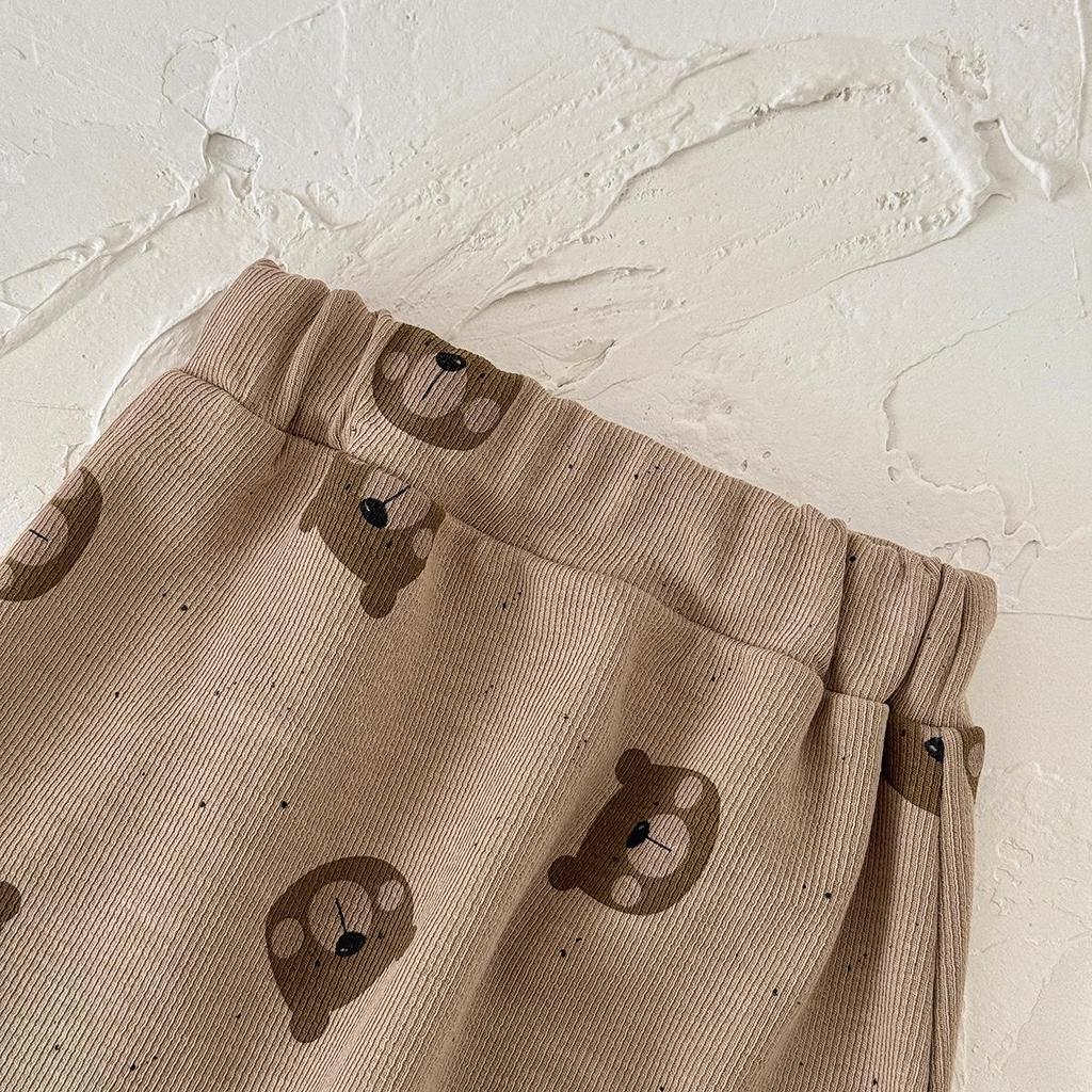 Completo Due Pezzi Orso per Bambini 2025: Felpa con cappuccio a maniche lunghe e pantaloni da jogging per ragazzi e ragazze