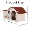 Unique Felt Cat House Foldable Cave Design Cats Bed with Door Wear-resistant Cat Castle For Cat Within 20lb