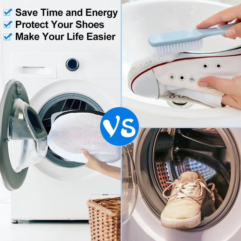 Thickened shoe washing bags, storage bags, net shoe laundry bags, anti-deformation shoe care and washing bags