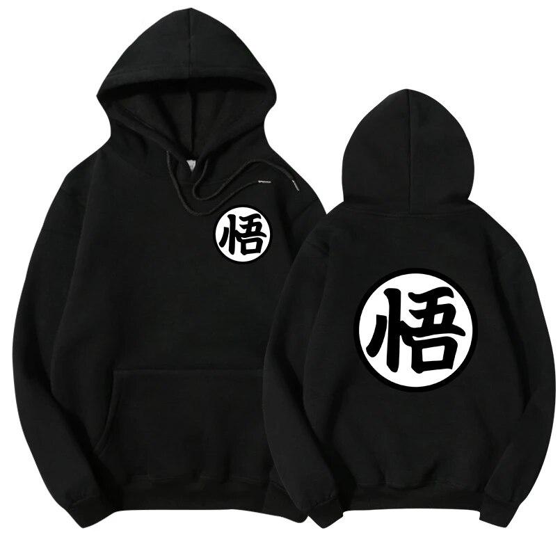Newest Japanese Anime Hoodie Cosplay Saiyan Son harajuku Goku Pocket Hooded Sweatshirts Hoodies Unisex/Women 2XL