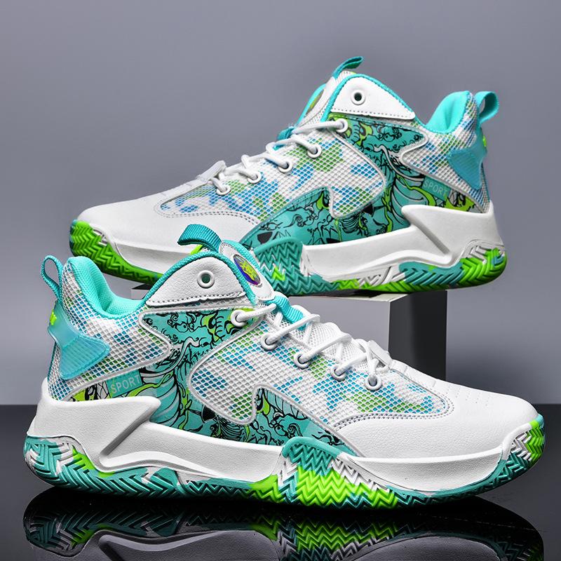 Putian Sports Men's Shoes Medium Top Autumn and Winter Youth Sneakers High Top 2025 New Casual Basketball Tide Shoes Large Size