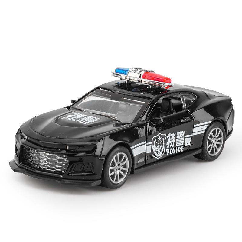 1:36 Vysoce simulovaný policejní auto ambulance model Finále Slitina auto hračka Simulace zvuku a světla Dětská vzdělávací hračka Dárek