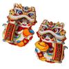 1 Pair 3D Fu Character Door Pendant Traditional 2025 New Year Sticker  Home Living Room Decor