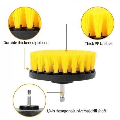 UNTIOR Elektrische Bohrbürsten-Set Schrubber Reinigungsbürste für Teppich Glas Auto Küche Badezimmer Toilette Haushaltsreinigungswerkzeuge