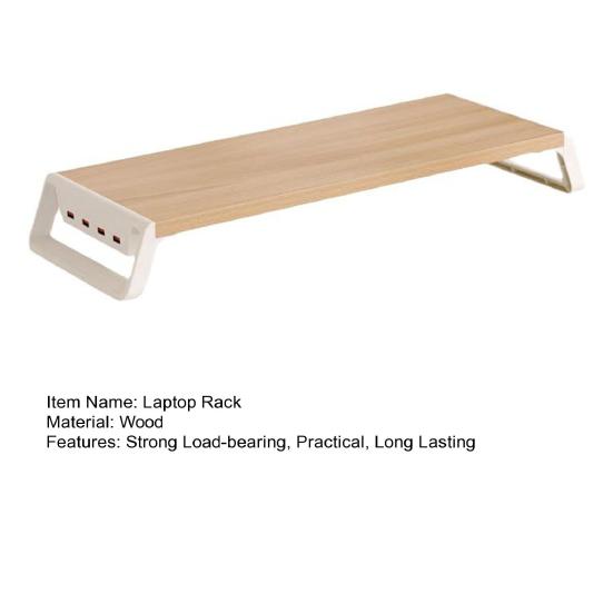 Computer Monitor Rack USB Expansion Dock Stand Ergonomic Design Strong Load-Bearing Desktop Laptop Holder
