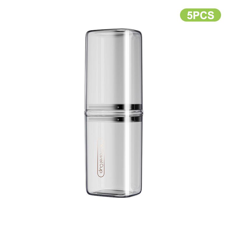 Průhledné cestovní pouzdro na zubní kartáček Přenosné pouzdro na zubní kartáček Venkovní/Služební cesta/Cestovní doplňky1/3/5 ks