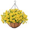 Artificial Morning Glory Hanging Basket Decor Home Hotel Wedding Party Outdoor Garden Decoration