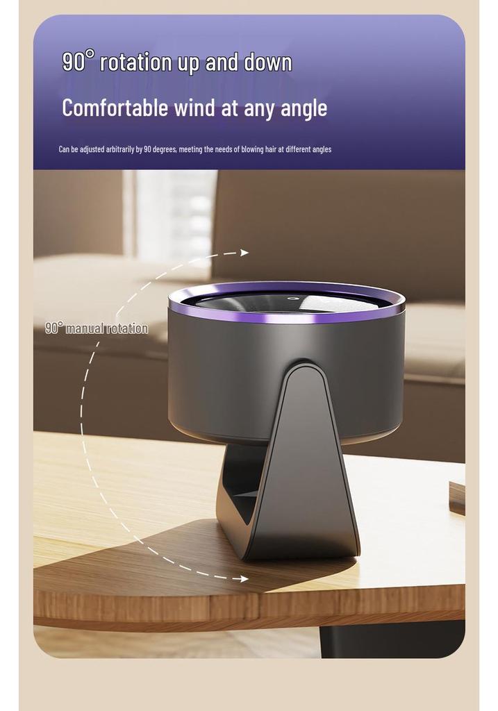 Eslite USB Desk Lamp & Fan: Portable, Wall-Mountable Small Fan for Office, Dorm, or Home.