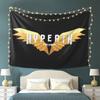 Hyperia Thorpe Park Logo Tapestry Wall Hanging Aesthetic Home Decor Tapestries for Living Room Bedroom