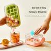 2-in-1 Press Ice Cube Maker Water Bottle