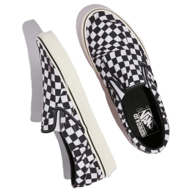 Vans Classic Slip-On OTW - Dahahm Checkerboard Unisex Sneakers Black True-White VN0A5AO8342