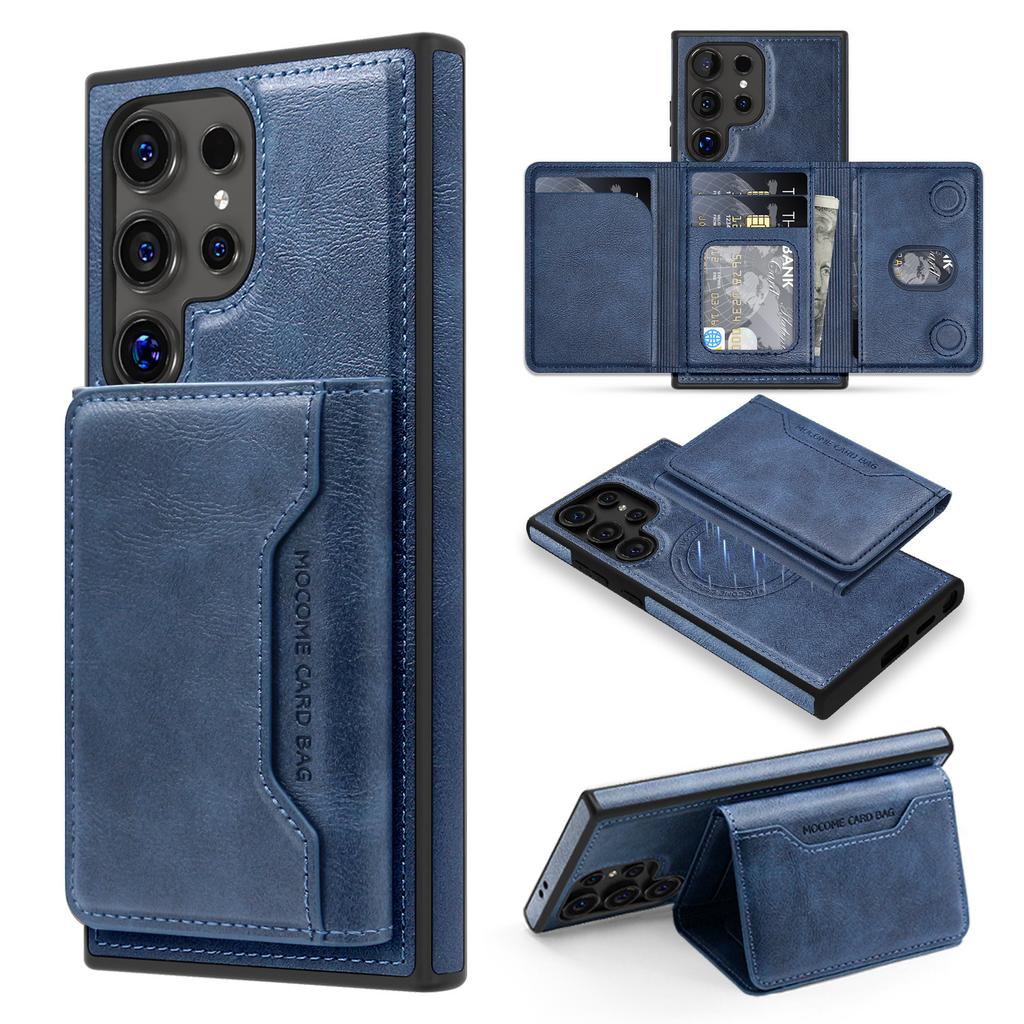 Suitable for Samsung S25 Ultra Mobile Phone Case S24 Multi Functional Powerful Magnetic Card Cover S23 Protection Case