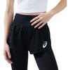 Asics Logo Print Knitted Breathable Quick-Dry Sports Shorts Women shorts Black 2092A389-001