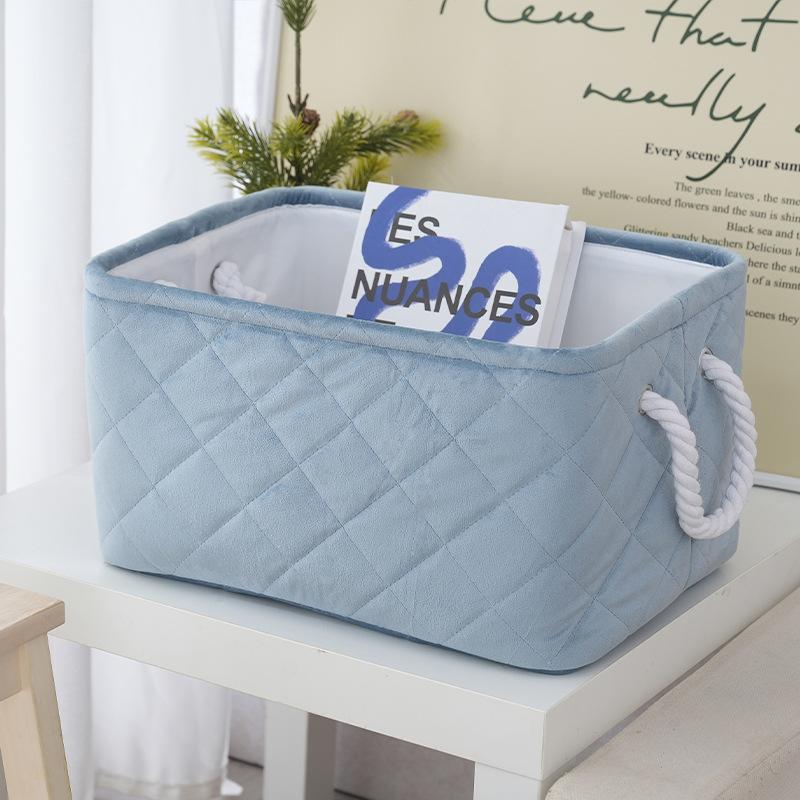 Faltbarer Aufbewahrungskorb Leinen Aufbewahrung Stoff Kleiderschrank Büro Schlafzimmer Schrank Kinder Spielzeug Wäschekorb Kleinteile Aufbewahrungsbox