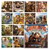 Personalized Gift for Pet Owners 2027 Guinea Pig Adventures Wall Calendar, Cute 12 Monthly Planner with Thick Paper Calendar Imaginative Scenes,